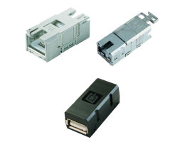 RJ45-Flanscheinsätze Variante 1