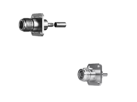 N-Kabeleinbaubuchse mit Flansch Crimp