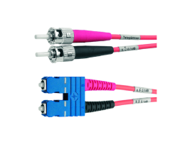 Stecker-Bauformen: 1. Seite 2xST, 2. Seite SC Duplex
