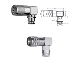 UHF-Kabelwinkelstecker