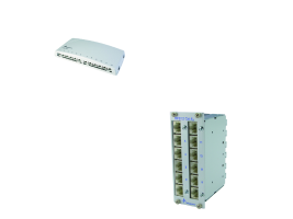 Mini-Verteiler MPD12 K Cat.6A & Cat.6A