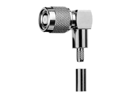 R-TNC-Winkelstecker Crimp