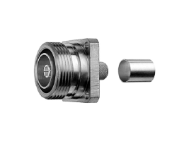 7-16 Kabeleinbaubuchse mit Flansch Crimp
