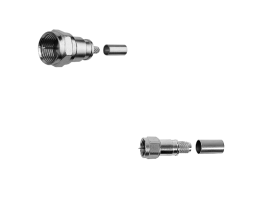 F-Kabelstecker Crimp