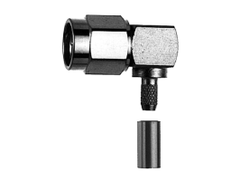 R-SMA-Winkelstecker Crimp
