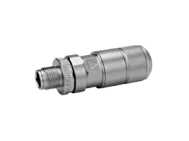 M12x1 X-kodiert Kabelstecker