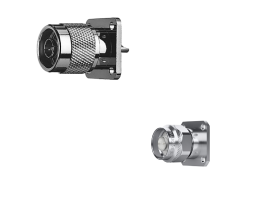 N-Einbaustecker mit Flansch