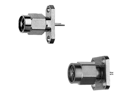 SMA-Einbaustecker mit Flansch Lötanschluss