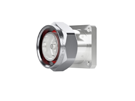 7-16 Einbaustecker mit Flansch