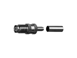 Mini-UHF Kabelbuchse Crimp