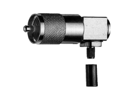 UHF-Kabelwinkelstecker Crimp