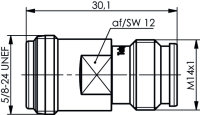 Adapter N - 2.2-5 (f-f) (Telegärtner J01027A0033)
