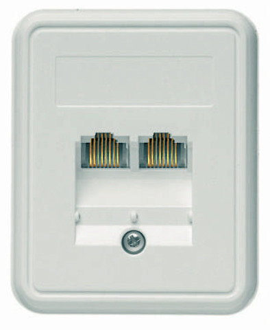 UMJ45 8/8 AP Cat.5e alpinweiß (Telegärtner J00023A0176)