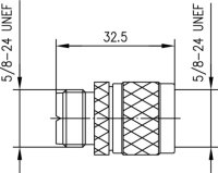 Adapter UHF-N (F-M) UG 146/U (NI) (Telegärtner...