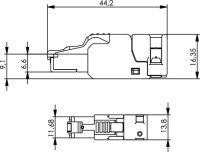 UFP8 T568A Cat.6A (10Stk im Blister) AWG23-22/1,...