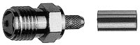SMA-Kabelbuchse Cr Au 50 Ohm RG-142B/U, RG-223/U212...
