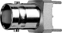 BNC-Buchse f. gedr. Schaltgn. 75 Ohm löt 20 mm...