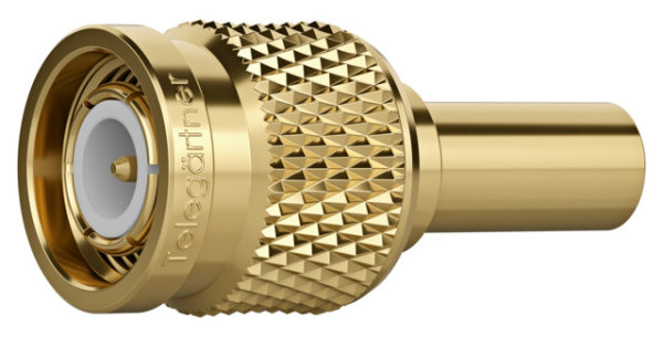 TNC-Kabelstecker löt/Cr, 50 Ohm längsdicht IP68, G5 (RG-223/U) (Telegärtner J01010C0046)