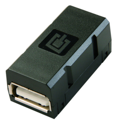 STX USB Kupplung f-f Typ A-B schwarz (Telegärtner J80029A0011)