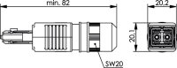 STX V4 2SC Steckerset SM BP m. Knickschutz...