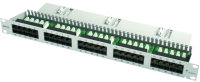 19" Panel,ISDN/TEL,mit Adern-M. MPPI50-H,1HE; RAL...