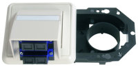 LWL-Anschlussdose OAD, komplett m. 2xSC Duplex Ker. blau,...