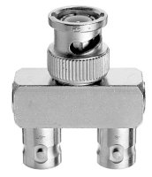 BNC-Y-Adapter 50 Ohm (F-M-F) (Telegärtner J01004A0009)