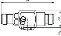 N-Überspannungsableiter (f-f) GDT 3.8 GHz, 150 V...