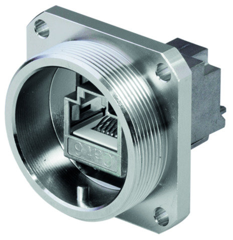 TOC Flanschset IP68 AMJ Kupplung K Cat.6A (Telegärtner J60020A0002)