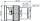 BNC-Kabelstecker 50 Ohm löt RG-174/U, RG-188A/U, RG-316/U (Telegärtner J01000A0606)