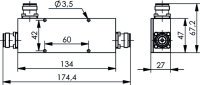 4.3-10 Richtkoppler (f), 10 dB 575-3800 MHz, =-161 dBc...