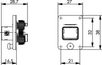 STX V4 Flansch (Telegärtner H86000A0002)
