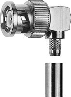 BNC-Kabelwinkelstecker Lt/Cr G2 (RG-59B/U)...
