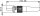 ST STECKER SINGLEMODE KERAMIK/MET., F. KABELMONT. Ø 2 MAX. (Telegärtner J08010A0036)