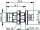 1.5-3.5 Kabeleinbaubuchse G11 (UT-85) (Telegärtner J01481A0006)