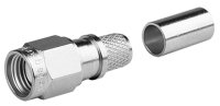 R-SMA Stecker Reverse Cr Au G30 (1.5/3.8), H 155 Pope...