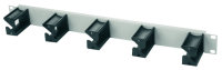 19"/1HE Rangierpanel mit 5 Kabel -...