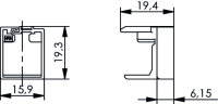 Adapter MFP8 (Telegärtner B00052A0034)