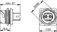 STX V1 Flanschset SC-RJ/2SC Kupplung SM M...