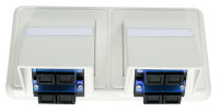 LWL-Anschlussdose OAD, komplett m. 4xSC Duplex Ker. blau,...
