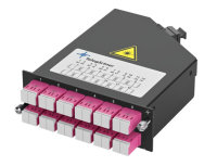 HD3-ES-FanOut-Mod1,0HE 12xLC D OM3 türkis 2xMPO/APC...