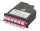 HD3-ES-FanOut-Mod1,0HE 12xLC D OM3 türkis 2xMPO/APC male mit FanOut 24x50µ OM3 (Telegärtner H02050A4093)