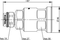 N-Kabelstecker SIMFix CA-Pro, IP68 G24 (7/8"), G52...