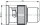 BNC-Abschlusswiderstand 50 Ohm (M) 1 Watt, 2.5 GHz (Telegärtner J01006A0020)
