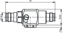 2.2-5 Überspannungsableiter (f-f) GDT 3.8 GHz, 230 V...
