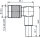 R-TNC Winkelstecker Reverse Cr G1 (RG-58C/U) (Telegärtner J01010R0002)