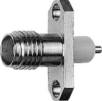SMA-Einbaubuchse mit Flansch Au 307 (Telegärtner...
