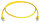 Patchkabel S/FTP Cat.6A (ISO/IEC), 0,5m MP8 FS500, LSZH, gelb, 1:1 (Telegärtner L00000A0076)