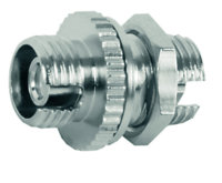 FC/PC Kupplung Singlemode und Multimode Keramikhülse, Metallgeh., Einlochmontage (Telegärtner J08021A0002)