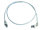 Patchkabel S/FTP Cat.6A (ISO/IEC), 0,5m MP8 FS500, LSZH, 1x90°, grau, 1:1 (Telegärtner L00000A0189)
